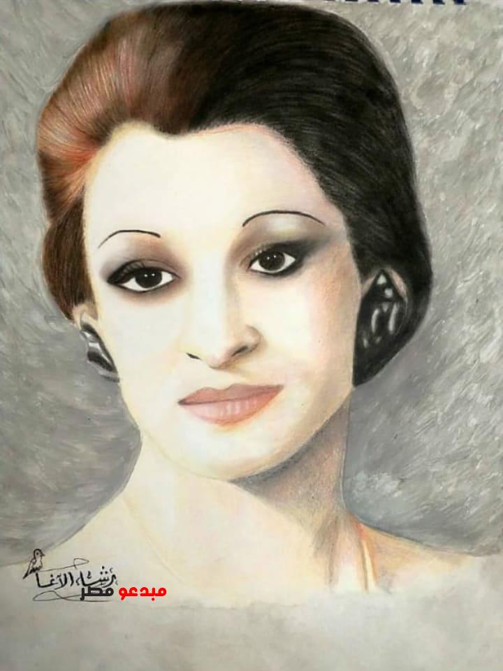 رشا الاغا ولوحة جديدة