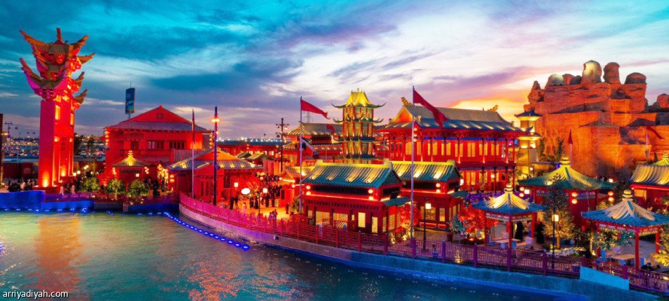 أسماء مناطق بوليفارد وورلد