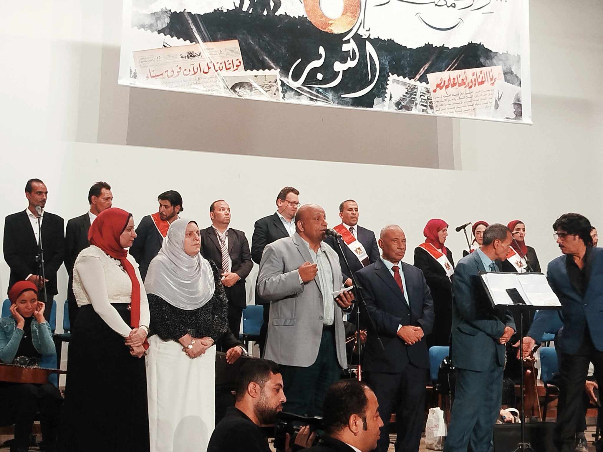 محافظ اسيوط يشارك ادباء اسيوط بحفلهم عن انتصارات اكتوبر