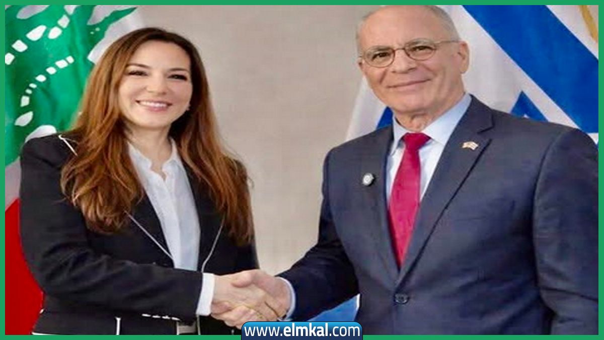 سفيرة-لبنان-في-واشنطن  ندى حمادة معوض حمامة السلام بين لبنان واسؤائيل